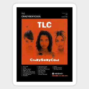 TLC - Crazysexycool Tracklist Album Sticker